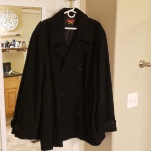 Men's Black Pea Coat